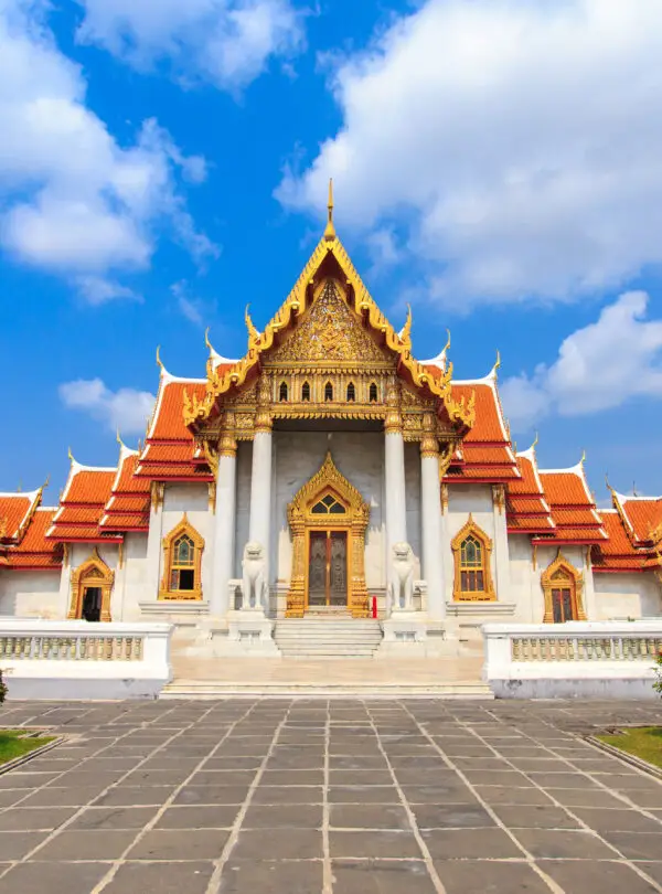Temple,In,Bangkok,,Beautiful,Thai,Temple,Wat,Benjamaborphit,In,Thailand